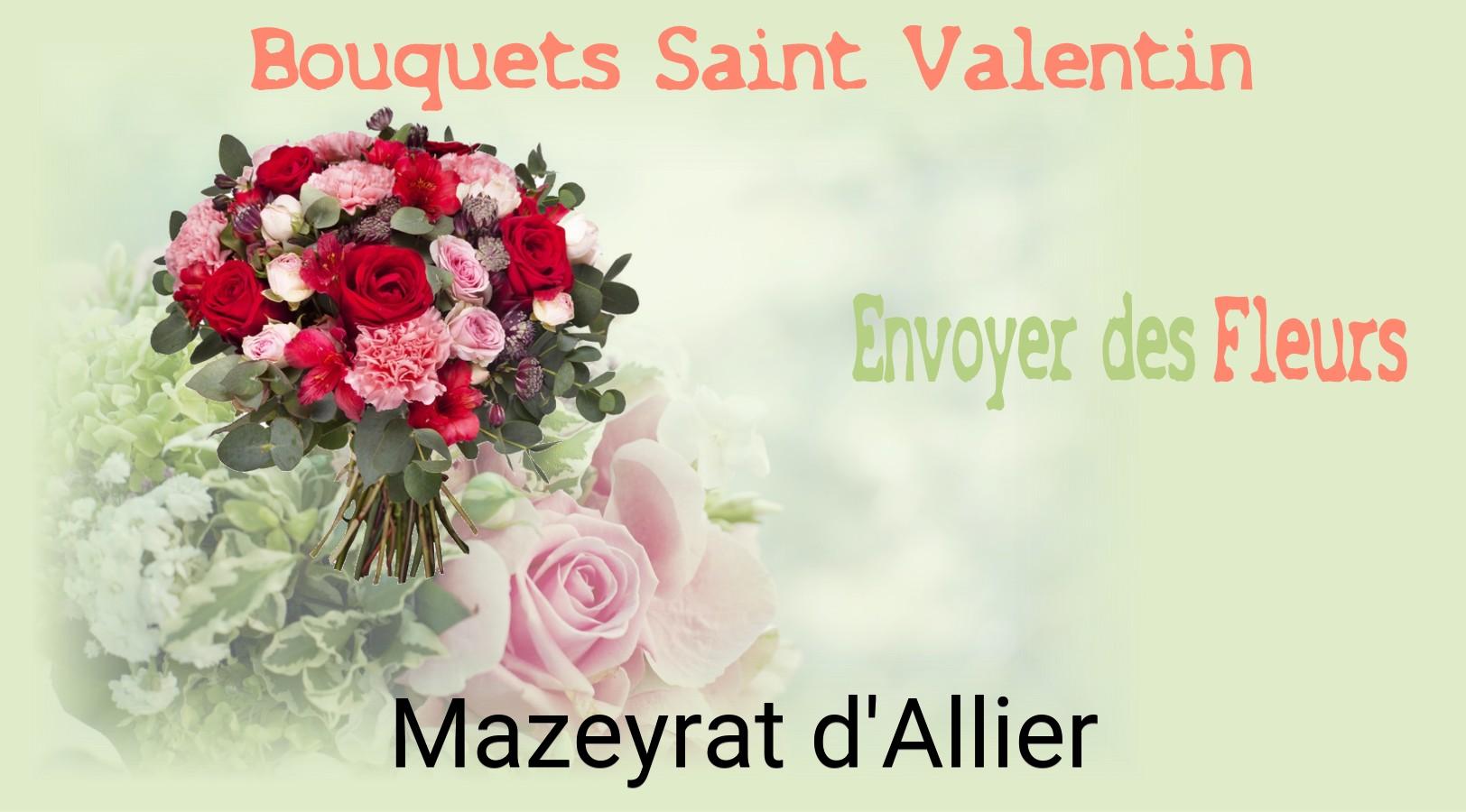 Roses de Saint-Valentin livrées à Mazeyrat-d'Allier